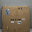 Coffee Tables for Living Room, Small Round Coffee Table with Storage, Mid Century Modern Solid Wood Coffee Table, Rustic Wooden Circle Center Table Living Room Furniture, Brown Tea Table