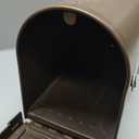 Architectural Mailboxes Brunswick Decorative, Heavy duty Steel Metal Post Mounted Mail Box for outside, Bronze, Large Curbside Mailbox with Magnetic Latch