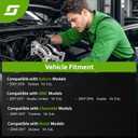 New Alternator Replacement for V6 3.6L 2009-2017 Chevrolet Traverse, 2007-2016 GMC Acadia, 2007-2010 Saturn Outlook, 2008-2017 Buick Enclave, 20838975, 23105717, 25815839, GM20838975, 11252N