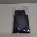 Silk Sleep Mask Soft Pressureless: 100% Mulberry Silk for Eye Skin Anti Wrinkles, Large Size for Total Blackout, Adjustable Wide Velcro Ear Cover (Navy)