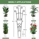 32.6in Monstera Plant Support Stakes for Indoor Plants, Metal Garden Plant Trellis for Climbing Plants, Pothos Vine Snake Climber Support2p