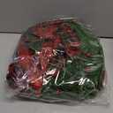 Retrowavy 12 Pcs Christmas Kitchen Cabinet Wreaths with Ribbon 3.94 Inch Mini Christmas Wreath Small Kitchen Xmas Decor for Window Door(Multicolor Plaid,Classic Style)