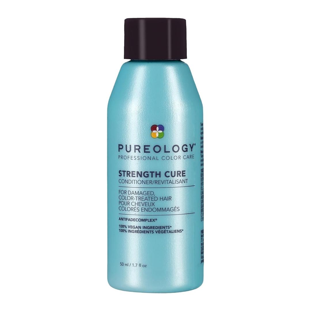 Pureology Strength Cure Conditioner -  Color-Treated Hair, Reduces Breakage, Strengthens & Softens, With Sulfate-Free Formula, Vegan (1.7 Fl Oz (Pack of 1))