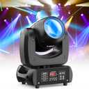 HOLDLAMP 120W Moving Head DJ Lights,18-Facet Prism Stage Lighting 8 Gobos and 8 Colors Spotlight with DMX and Sound Activated Modes for Wedding Parties Church Live Band Show Bar