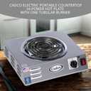 Cadco Hot Plates Use & Care Manual Models CDR-1T, CDR-2C, LKR-220, CSR-1CH, CSR-1T, CSR-2C & CSR-3T CSR-3T 14" Electric Portable Countertop Hi-Power Hot Plate with One Tubular Burner, Stainless Steel, 220 Volts