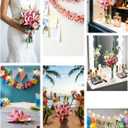 Birthday Gifts for Women 10pcs White Hot Pink Flowers PU Real Touch Flowers Hawaiian Plumeria Frangipani Artificial Flowers for DIY Birthday Gifts Wedding Gifts Home Decor Table Centerpiece