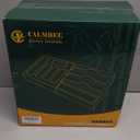 Calmbee Storage Bag Organizer - Foil & Plastic Wrap Organizer with Cutter, Kitchen Storage Compatible with Gallon, Quart, Sandwich, Snack Bags & 12" Aluminum Foil & Wax Paper, White