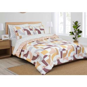 Geo Reversible Bed in A Bag, Queen (Multicolor)