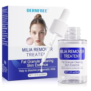 DERMFREE MILIA REMOVER 30 mL Milia Remover Treatment, Milia Spot Treatment with Salicylic Acid Milia Acne Serum Clearing Skin Essence EXP. 08/30/2027