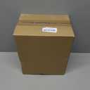 Wood Waste Basket, 2 Gallon Rectangular TrashCan with Handles, Water-Resistant Lacquer Finish, Compact for Bathroom Bedroom Office