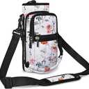 icolor Water Bottle Carrier Bag with Strap 32 oz Crossbody Bottle Holder with Phone Pocket Sling Sleeve Insulated Neoprene Water Bottle Pouch for Walking Travelling