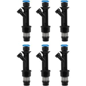 Fuel Injector Compatible with Buick LeSabre/Park Avenue 01-05,Regal 01-04,for Chevy Camaro 00-02,Impala 00-05,for Pontiac Bonneville 01-05,Firebird 00-02 Fuel Injectors Replace FJ313,6Pcs