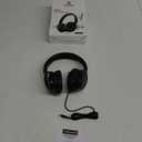 Wired Over-Ear Headphones with USB C Connector, Hi-Fi Stereo Sound, Noise-Isolating Ear Cups, Comfortable Fit for USB C Devices (Black)