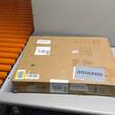 Side Table, End Table with Wheels, Printer Stand with 3-Tier Storage, Bedside Table, Telephone Table, Square Small Side Table for Living Room, Bedroom, Office, Kitchen, Metal Frame, Easy Assembly -White