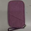 Passport Holder Family, Women Rfid Blocking Passport Wallet, Travel Essentials Premium Wallets, Waterproof Passport Holders Bag for Men Traveling, Travel Document Organizer Credit Cards Case (Family - Mystery Purple)