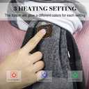 EN'DA professional Rechargeable Heated Scarf for Women and Men,Electric Scarves with Battery