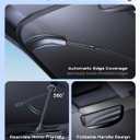 [2025 Upgrade] Coverado Windshield Sun Shade, UPF80+ Sunshade for Car Windshield Blocks Heat & UV Rays, Thickened Vinyl Coating Keep Cool Protect Interior, M 57x32 for Sedans/SUVs