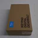 Veise Fingerprint Door Lock with 2 Lever Handles - Keyless Entry Door Lock, Electronic Keypad Deadbolt, Digital Smart Code & Front Handle Sets, Auto-Locking, Easy Installation, Oil Rubbed Bronze