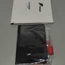 Velvet Cover for A6 Notebooks 4.6 x 6.7 Inches Planner Cover (Black)