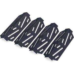 QuliMetal Grill Heat Deflectors for Weber GS4 Genesis II E-410, E-415, E-435, Grill Parts for Weber Genesis II LX E-440 Series Gas Grills, Porcelain Steel 16GA Heat Plates Parts for Weber 66686 66041