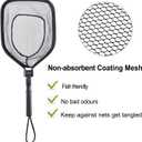 PLUSINNO Fly Fishing Net, Bass Trout Landing Net, Folding Fishing Nets Fresh Water, Safe Fish Catching or Releasing