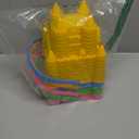 Sand Castle Building Kit, Beach Toys, Beach Bucket, Set of 4 Sand Castle Molds for Kids, Gift Toy for Ages 1 2 3 4 5 6 7 8 9, Older Kids and Toddlers, Sandcastle Building Kit Pail for Kids
