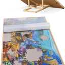 Becko US 1000-Pc Tilting Puzzle Board with 4 Drawers & Cover, Adjustable Jigsaw Puzzle Table with Built-in Easel/Stand, Portable Tables with Storage for Adults, with Premium Flannel Tabletop