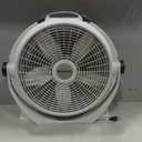 Lasko WINDMACHINE 20" High Velocity Floor Fan with 3 Speeds, 360 Directional Airflow, Portable Air Circulator Fan for Home, Garage & Workshop, Fully Assembled, Gray, 3301, 25.1 in. High