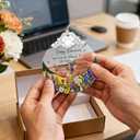 Retirement Gift - Retirement Gifts for Women, Men - Retired Ornament - Retired Gifts for Coworker, Boss, Employee, Teacher, Nurse - Stained Glass Christmas Ornament Keepsake - Design C