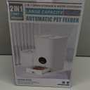 2-in-1 Upgrade Automatic Cat Feeder Water Dog Feeder Automatically Supports WiFi Connection Supports 2.4GHz and 5GHz Pet Can Be Mobile Timed Dosing Pet Food Dispenser with a Pet Water Dispenser