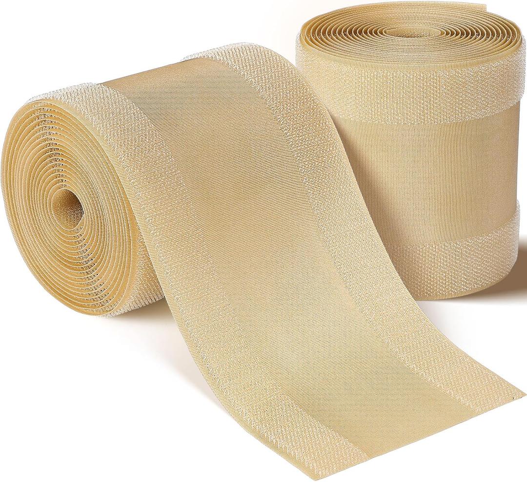 WILLBOND Carpet Cord Cover Cable Protector Floor Cover Cable Protector Management Only for Commercial Office Carpet(19.69 ft,Khaki)