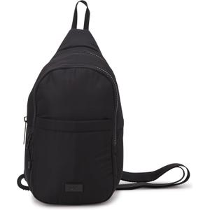 Reebok Unisex Crossbody Sling Bags  Compact Convertible Strap Cross Body Bag Travel Sling Bag - Gym & Travel Essential, Thea II Black (One Size)