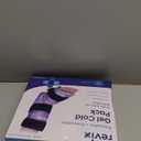 REVIX Ankle Ice Pack Wrap Reusable Gel Foot Cold Pack for Post-Workout Recovery, Gel Ice Wrap for Plantar Relaxation, Promoting Ankle Flexibility, Purple