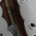 FRACORA Women's Ballet Flats Black PU Leather Dress Shoes Comfortable Round Toe Slip on Flats with Breathable Eyelets (10, White)