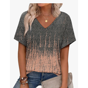 Alaroo Womens Summer Tops 2025 V Neck Short Sleeve Shirts Trendy Dressy Casual Vacation Outfits Printed 2XL Alaroo Womens Summer Tops 2025 V Neck Short Sleeve Shirts Trendy Dressy Casual Vacation Outfits Printed 2XL