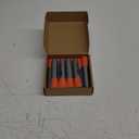 Fuutreo 10 Pack Jumbo Permanent Markers Bulk Large Chisel Tip Permanent Markers Quick Drying Waterproof Big Huge Poster Pens for Office, Logistics Company and More(Orange)