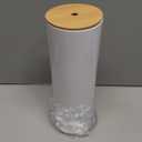 SUBEKYU Toilet Brush, Toilet Bowl Brush and Holder Set, Bathroom Toilet Bowl Cleaner Scrub Brush Set Scrubber for Deep Cleaning, White