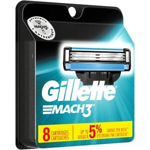 Gillette Mach3 Replacement 8 Cartridges