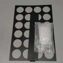 Tioncy Under Cabinet Coffee Pods Holder, Space-saving Coffee Holder Under Counter Organizer Storage for Small Spaces Counter Bar Accessories(Black,24 Pods)