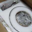 8" Brushed Gold Pendant Lights Kitchen Island, Clear Glass Shade