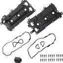 WATERWICH Valve Cover with Gaskte and Bolts Compatible with Infiniti EX35 G35 M35 M35H FX35 Q70 Q50 VQ35HR Nissan 350Z 3.5L V6 2008-2018 Replacement for 13264JK20B 13264JK20A