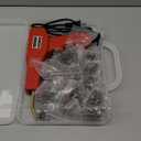 ATOLS Plastic Welder, 1000PCS Staples, Plastic Welding Kit, Hot Stapler Kit, Plastic Welder Gun Kit, Car Bumper Repair Kit, Plastic Repair Kit (Red-Corded)