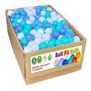 Ball Pit Balls 500 Count Play Plastic Balls for Ball Pit Playpen BPA- Free Crush Proof Crawling Tunnels Balls for Pet Dogs