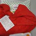 LovinPet Dog Front Leg Warmers for Medium Large Dogs, Double-Sided Fleece Elbow & Knee Sleeve, Adjustable Recovery Leg Protector, Anti-Lick, Anti-Chafe, Cold Weather Keep Warm, Red, XXL