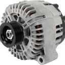 SCITOO Alternator Fit for Chevrolet 3.4 3.4L Equinox 2005 2006 05 06, for Torrent 2006 06-12V 145Amp CW S6 Pulley Class, Replace OE# 11145