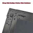 XUXU 4 Pcs Black Duct Tape Heavy Duty Waterproof, Strong Adhesive Duct Tape Bulk for Indoor Outdoor Repairs Tear by Hand, 80 Yards x 2 Inch Total