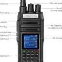 JINGTONG JT-3988 ham Radio Walkie Talkie 10Watt Handheld Dual Band Two Way radios Long Range, 2600mAh Type-c Rechargeable Battery, NOAAham Radio Handheld Multi-Band Receive and Transmit