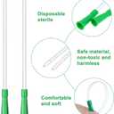 Nuanchu PVC Replacement Tubings Supplies Tubes Kit Clear Replacements Hose with Flexible Rounded End for Smooth Insert(16 FR,30 Pieces)