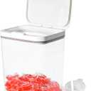 Gute Laundry Pod Holder with Lid - 186oz Sealed Automatic Pop-Up Dispenser, Laundry & Dishwasher Pods for Laundry Room Organization-5.5L