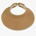 Simplicity Sun Hats for Women Fashionable Womens Wide Brim Hat Roll-up Straw Sun Visor Hat